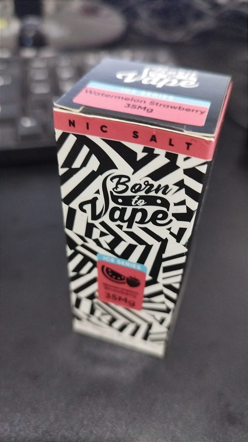 E-liquido Watermelon Strawberry (Nicsalt) - Born to Vape 27 Bonr to vape watermelon strawberry nicsalt; vapevaportabacaria.com